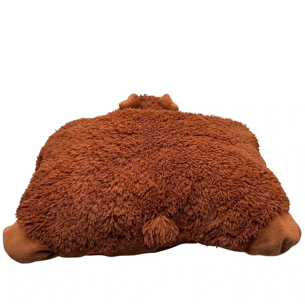 Kids Pillow Pal Stuffed Animal Brown Bear Plush Nap‎ Cuddle Pillow Bedding Toy
